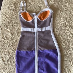 House of CB Juno block dress